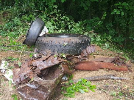 Sanacija črnega odlagališča – Banova jama 022